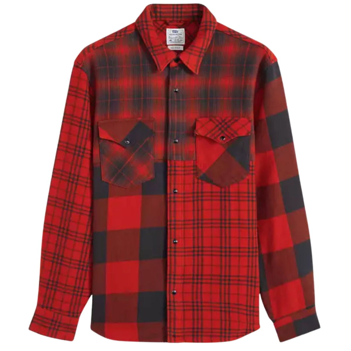 Levi's® Pieced Relaxed Western Shirt - Red