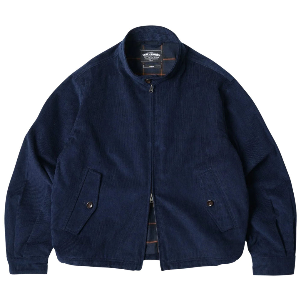 FrizmWORKS Corduroy Buddy Harrington Jacket - Navy
