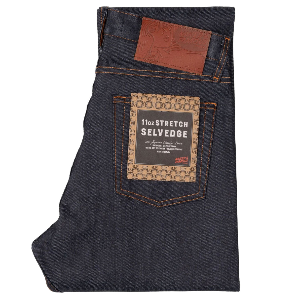 Naked and Famous Denim True Guy 11oz Stretch Selvedge - Indigo