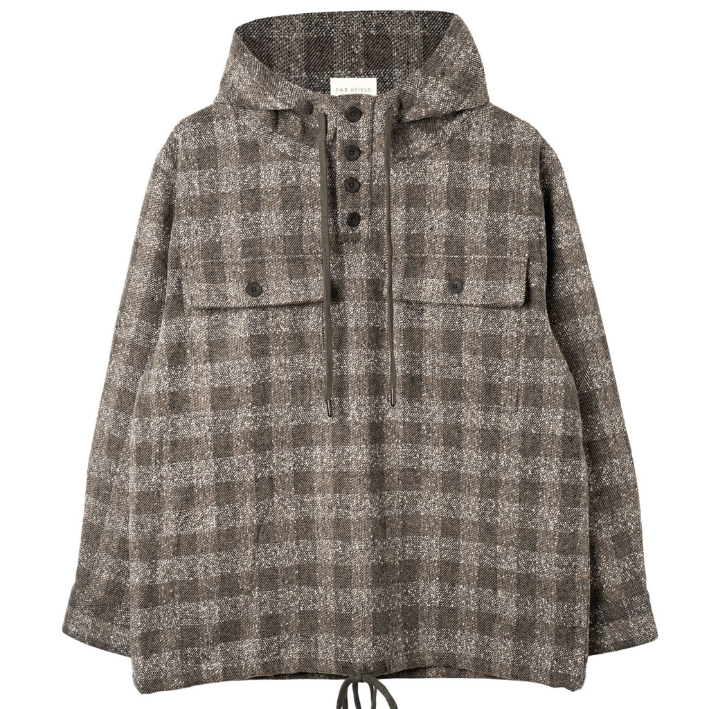 Far Afield Portree Smock - Light Grey Check
