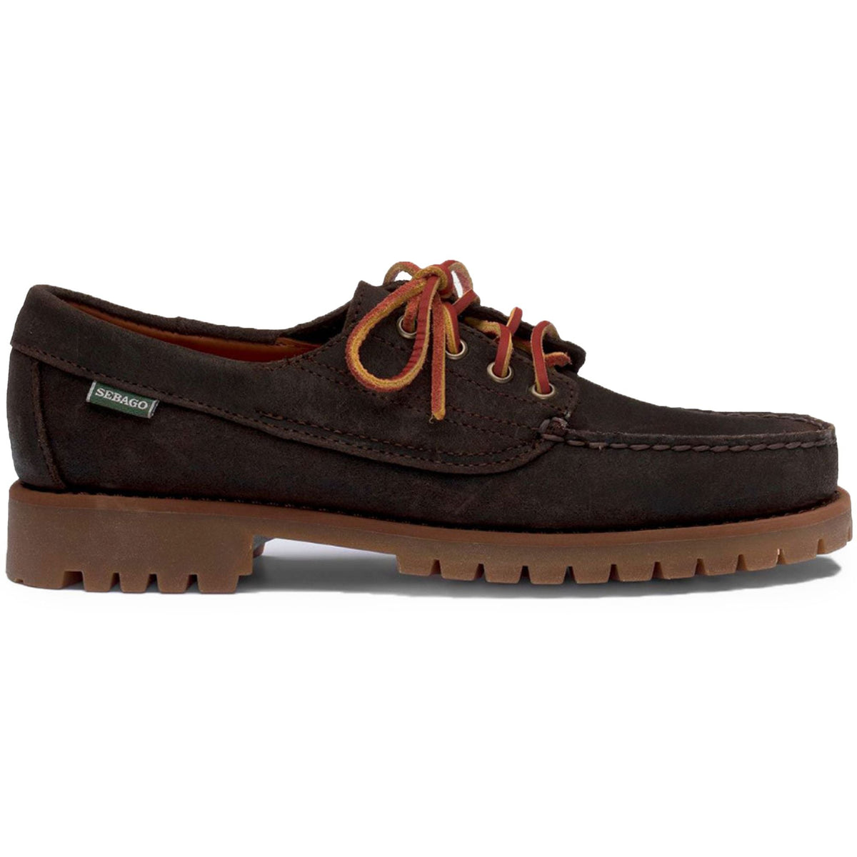 Sebago Askook Lug Suede Waxed - Dark Brown