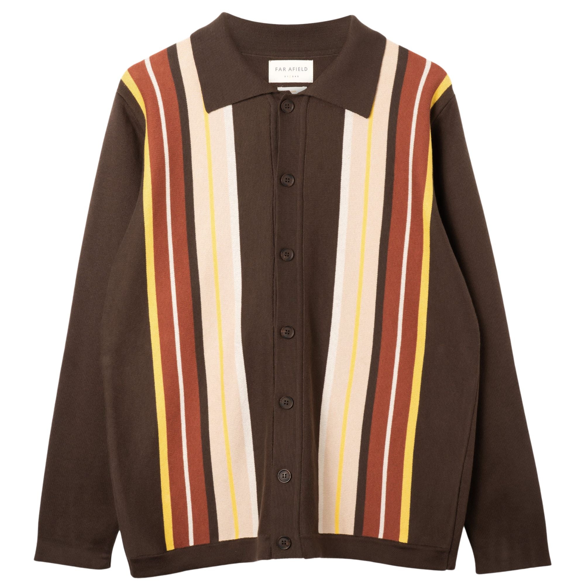 Far Afield Terson Knit Shirt - Brown