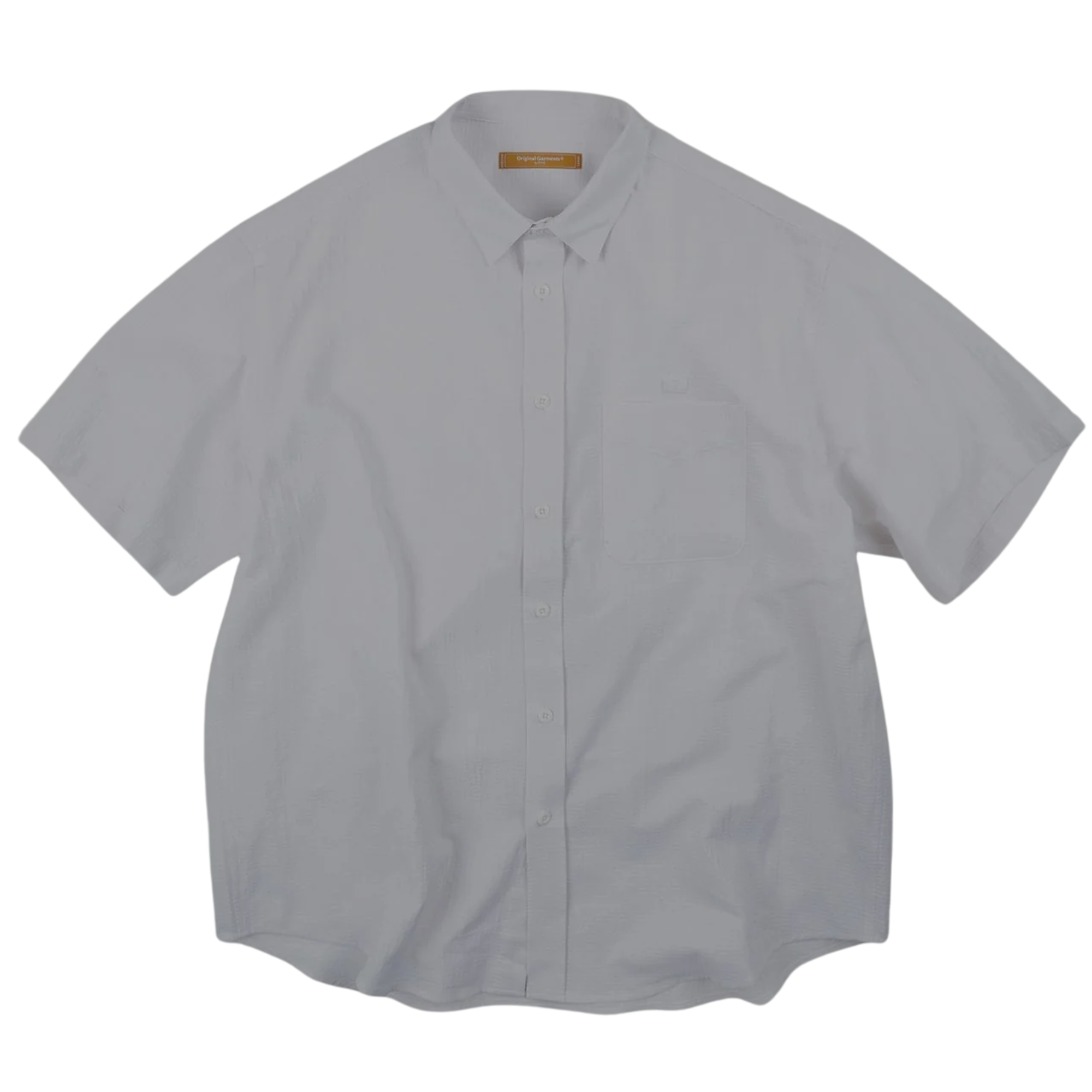 OG Dobby Weave Seersucker Half Shirt - Gray