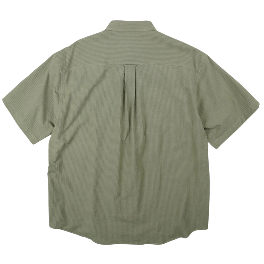FrizmWORKS OG Dobby Weave Seersucker Half Shirt - Olive
