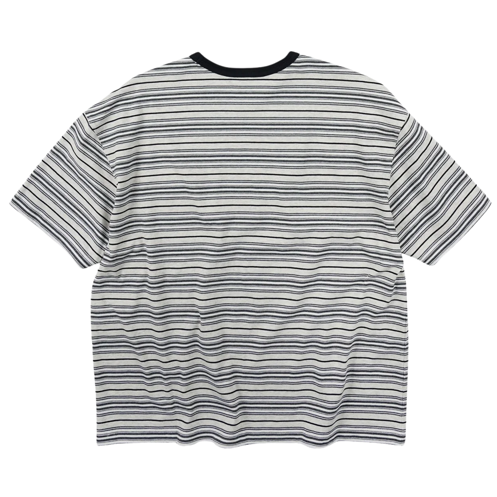 Horizon Stripe Half T-Shirt - Oatmeal