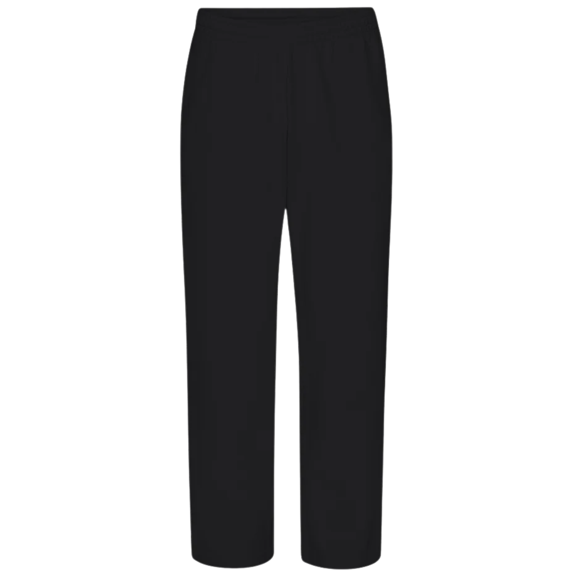 Organic Straight Leg Sweatpants - Deep Black