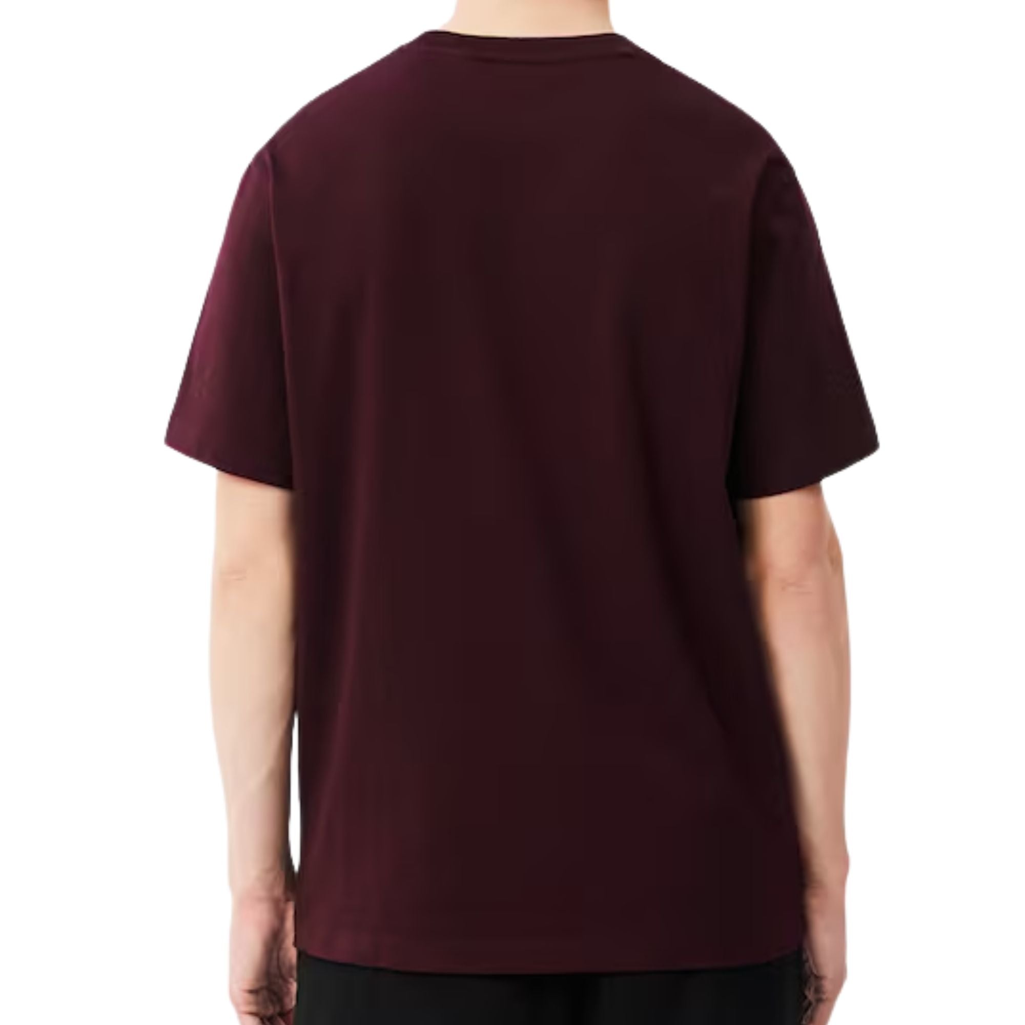 Lacoste Cotton T-Shirt - Dark Burgundy