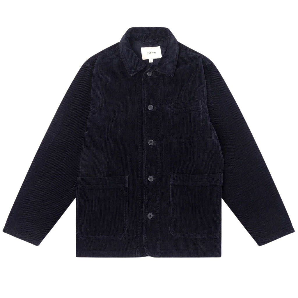 Kestin 8-Wale Organic Corduroy Huntly Jacket - Ink Navy