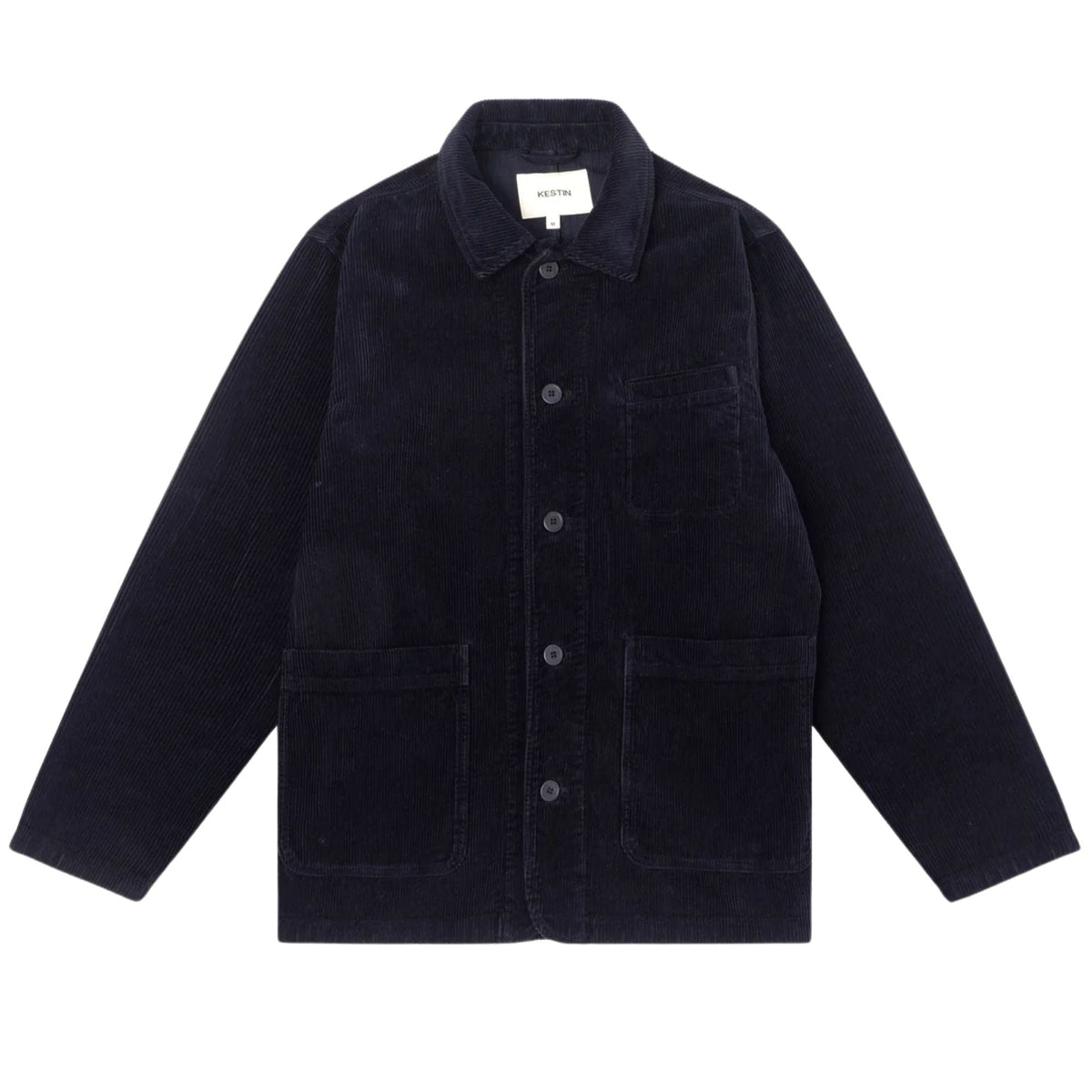 Kestin 8-Wale Organic Corduroy Huntly Jacket - Ink Navy