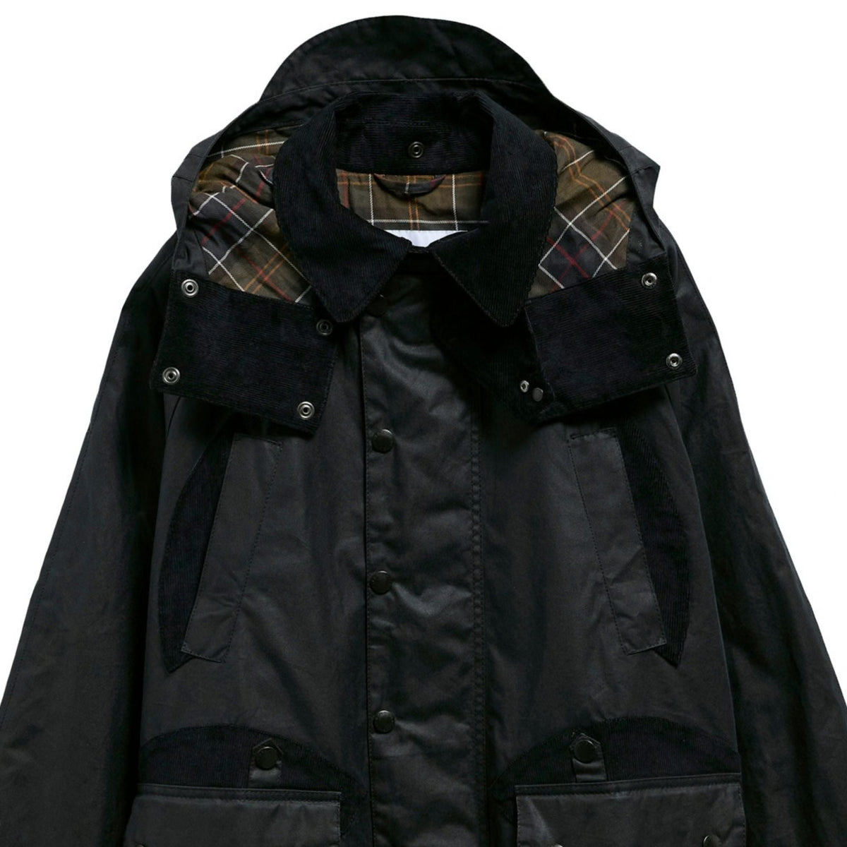 Barbour x Norbit Long Wax Jacket - Sage
