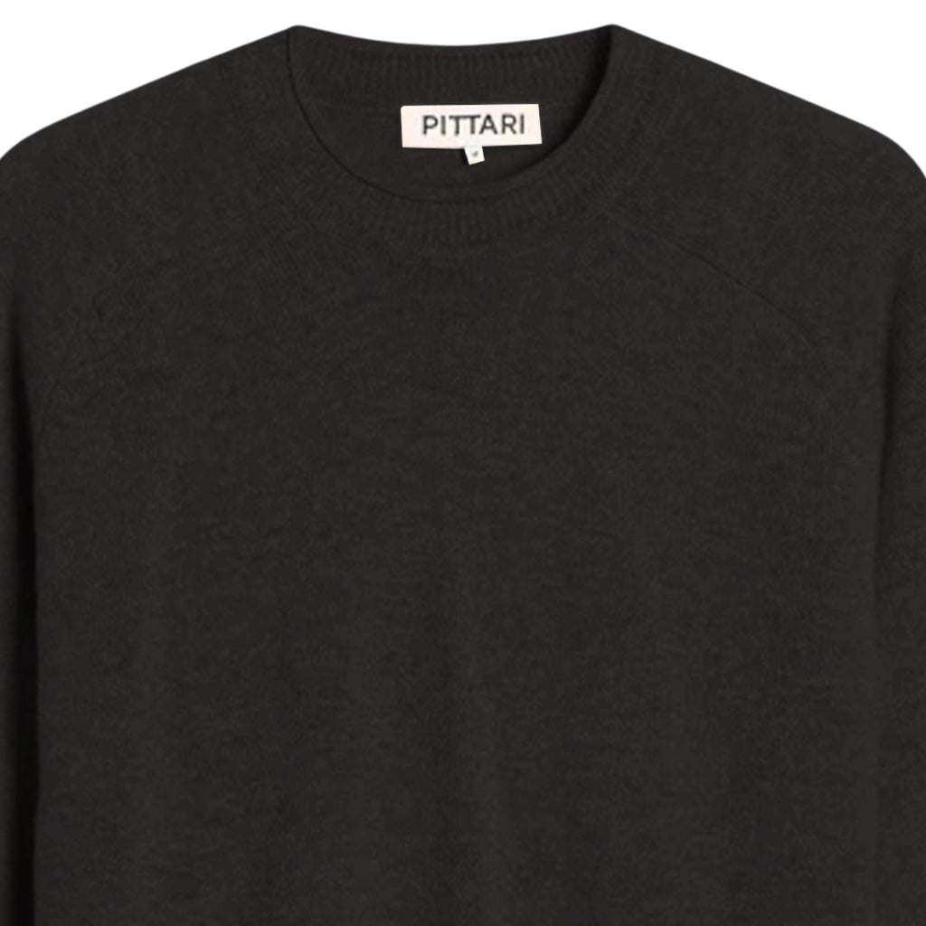 Pittari Usk Lambswool Roll Collar Jumper - Cocoa