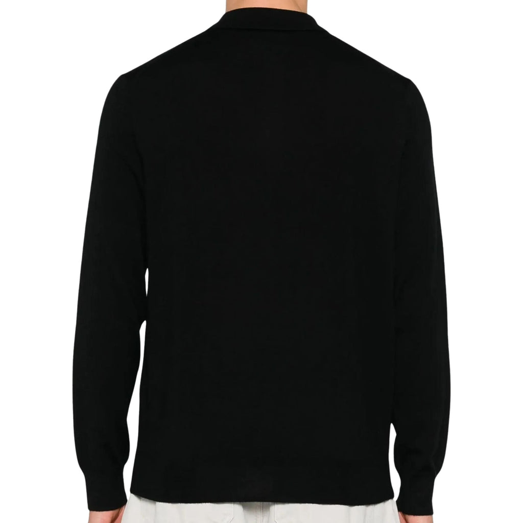 Polo Ralph Lauren Knitted Polo Shirt - Black
