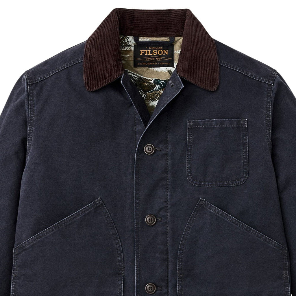 Filson Insulated Canvas Outfitter Jacket - Dark Navy