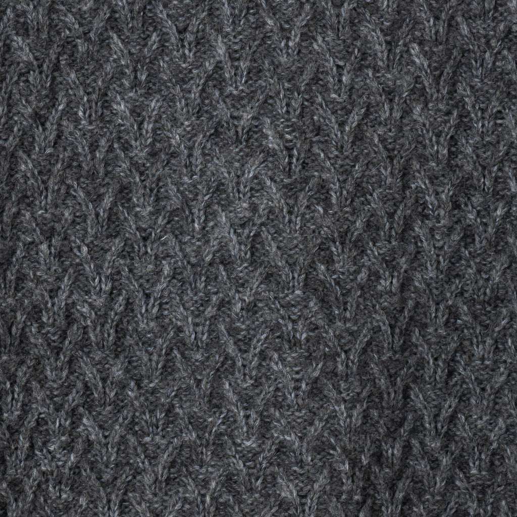 Far Afield Basket Weave Pinto Vest - Grey