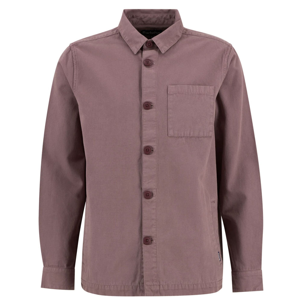 Barbour Washed Overshirt - Peppercorn