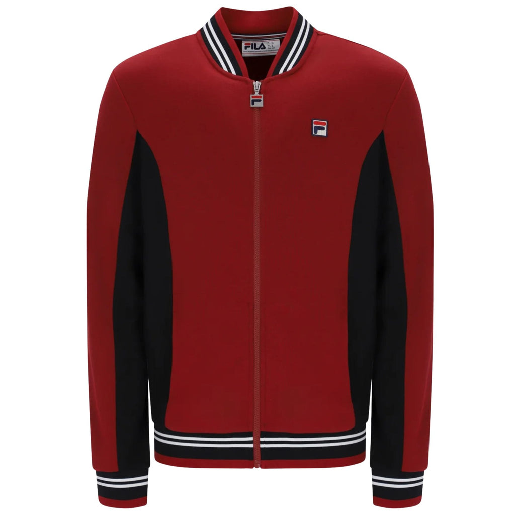 Fila Vintage Settanta Baseball Track Top - Sun Dried Tomato