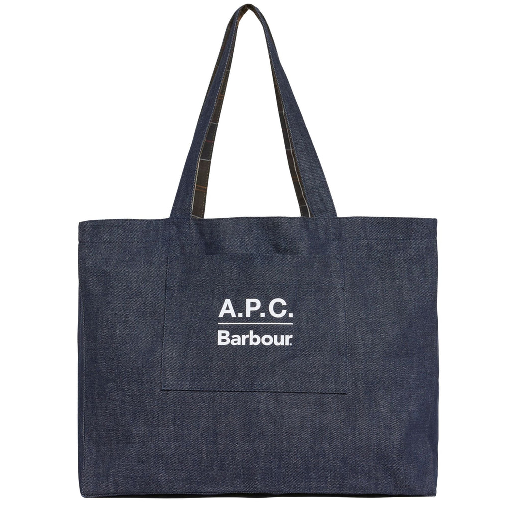 Barbour x A.P.C Denim Weekender Holdall Bag - Denim