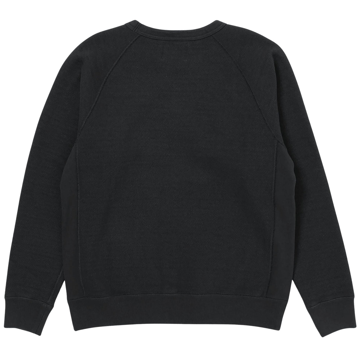 Wonder Looper Double Heavyweight French Terry Pullover Crewneck - Sumi Black