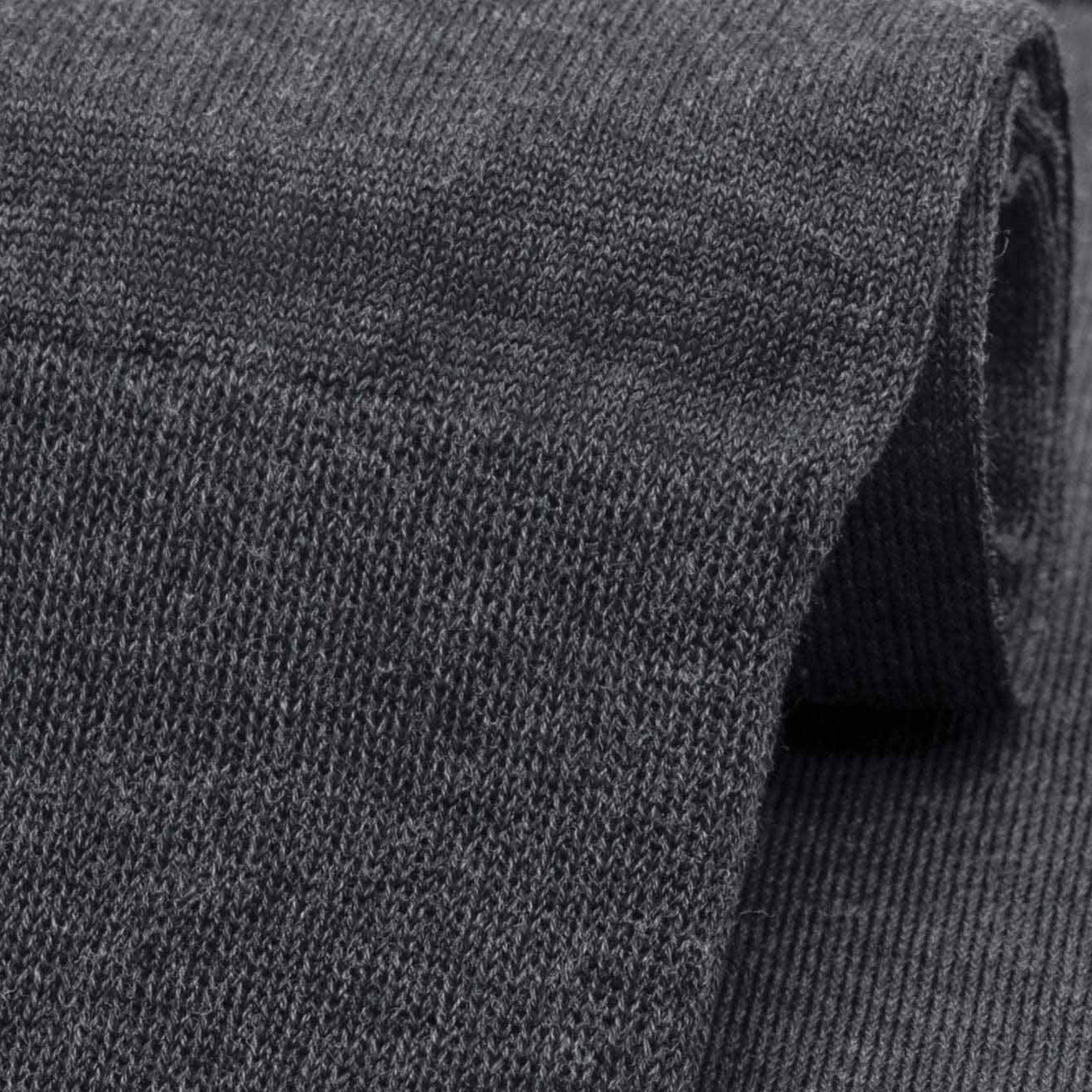 Stuarts London Brian Oak Plain Socks - Grey Charcoal