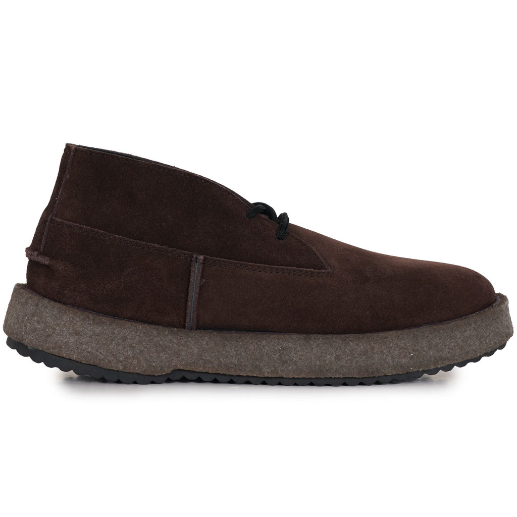 Leevons Bobby Suede Casual Shoes - Dark Brown Suede