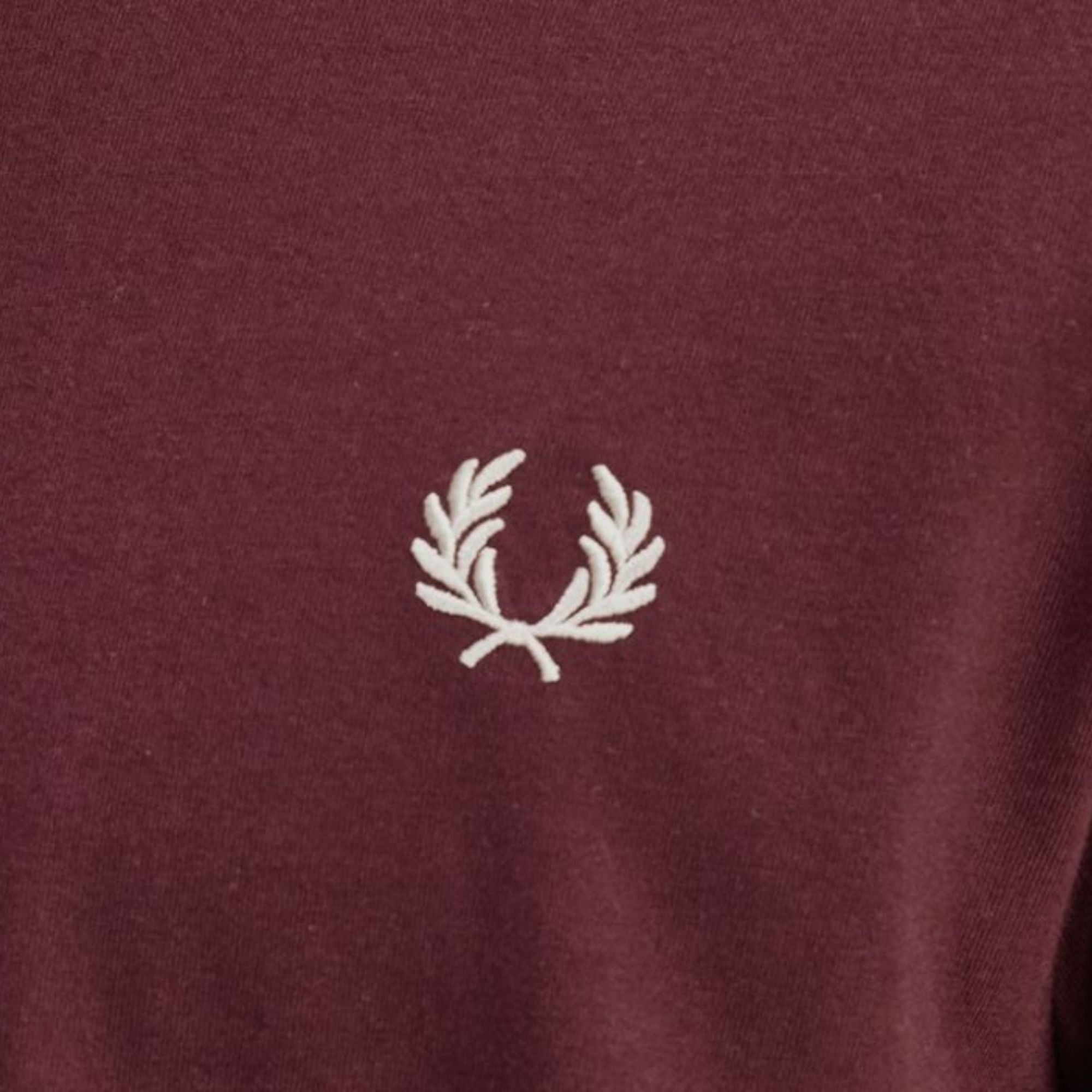 Fred Perry Twin Tipped T-Shirt - Oxblood