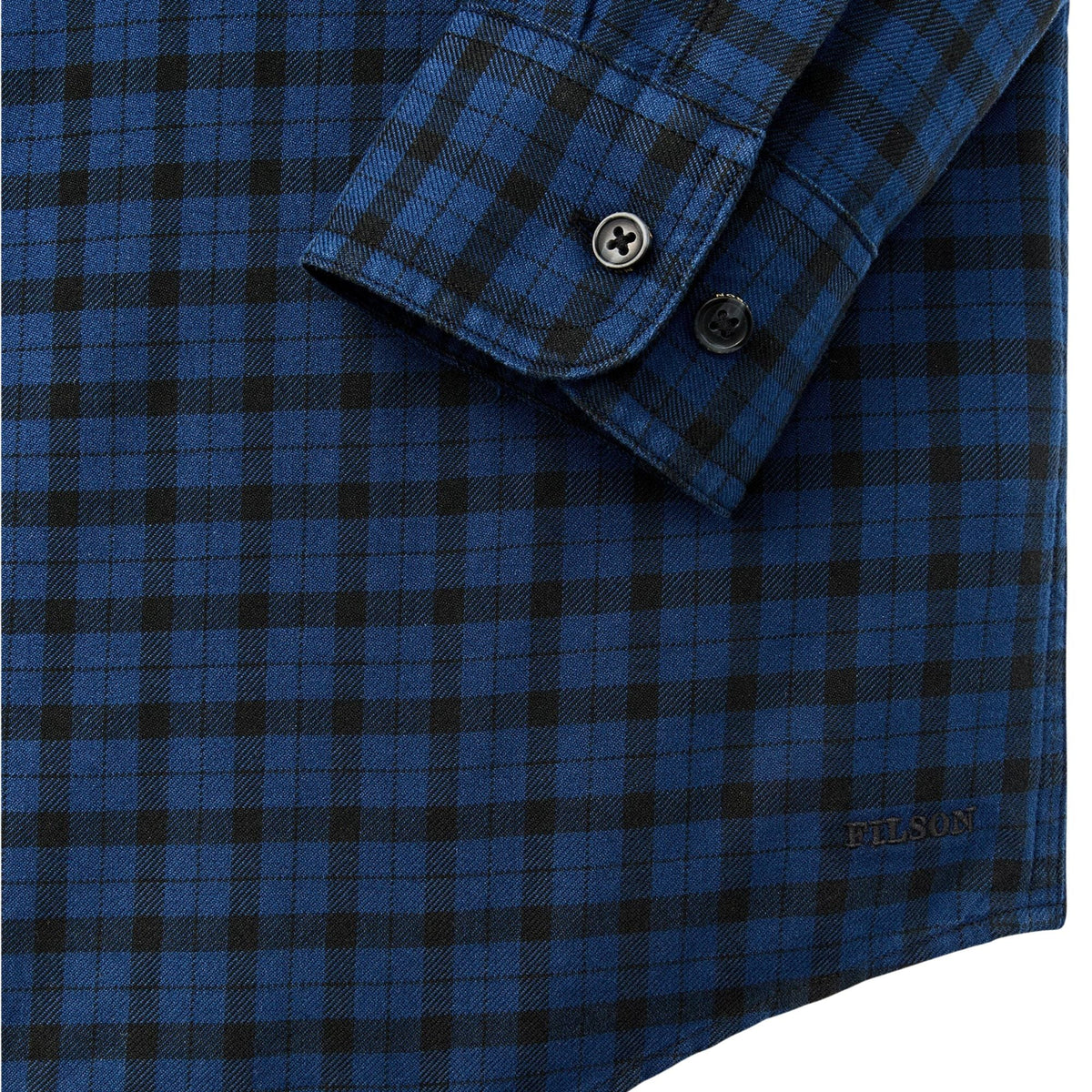 Filson Alaskan Guide Shirt - Deep Blue/Black Plaid