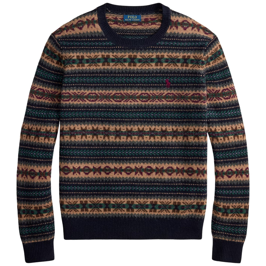 Polo Ralph Lauren Fair Isle Wool Jumper - Navy Combo
