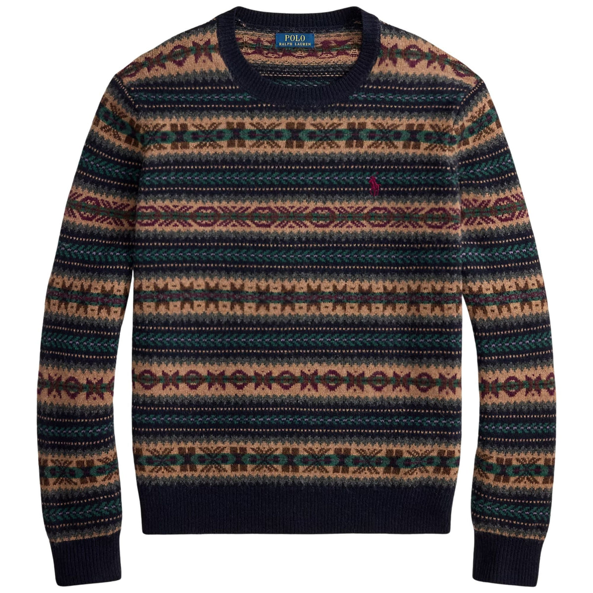 Polo Ralph Lauren Fair Isle Wool Jumper - Navy Combo