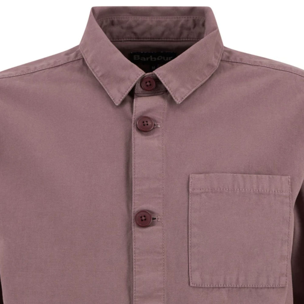 Barbour Washed Overshirt - Peppercorn