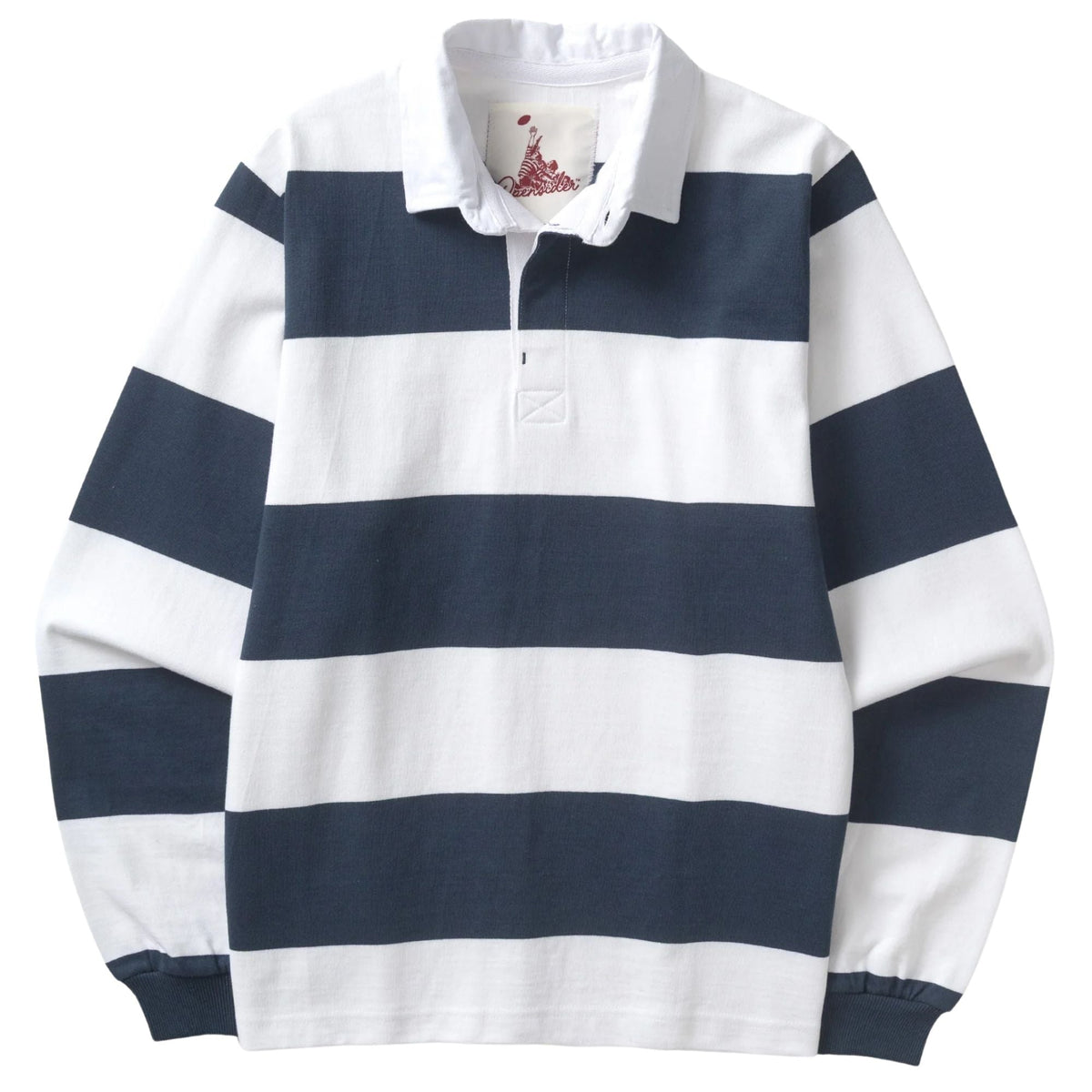 Opensider Classic Rugby Shirt - Blue Wide-Stripe