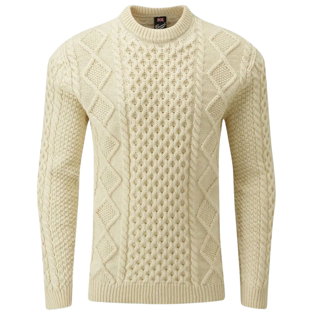 Gloverall Aran Jumper - Ecru