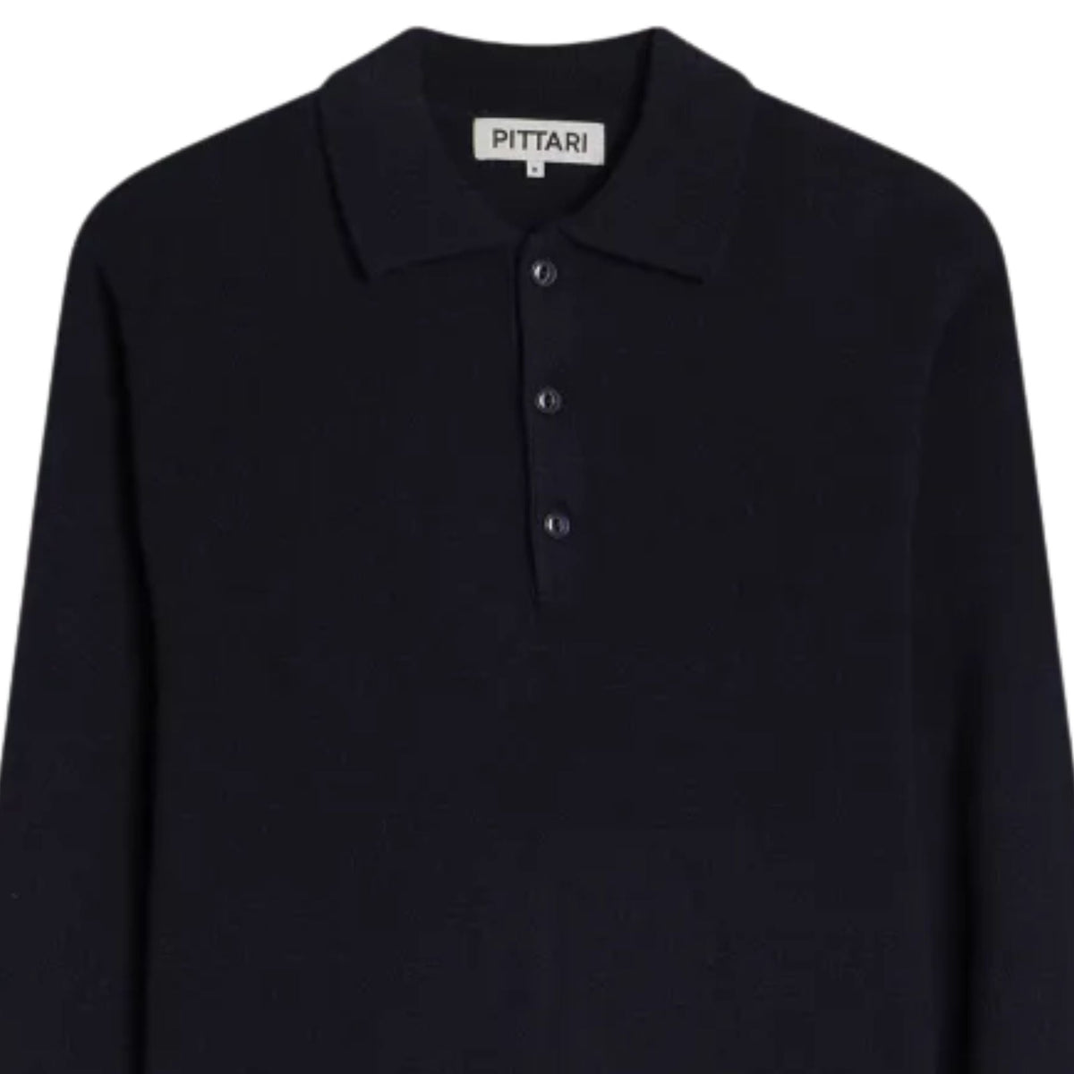 Pittari Knitted Polo Shirt - Navy