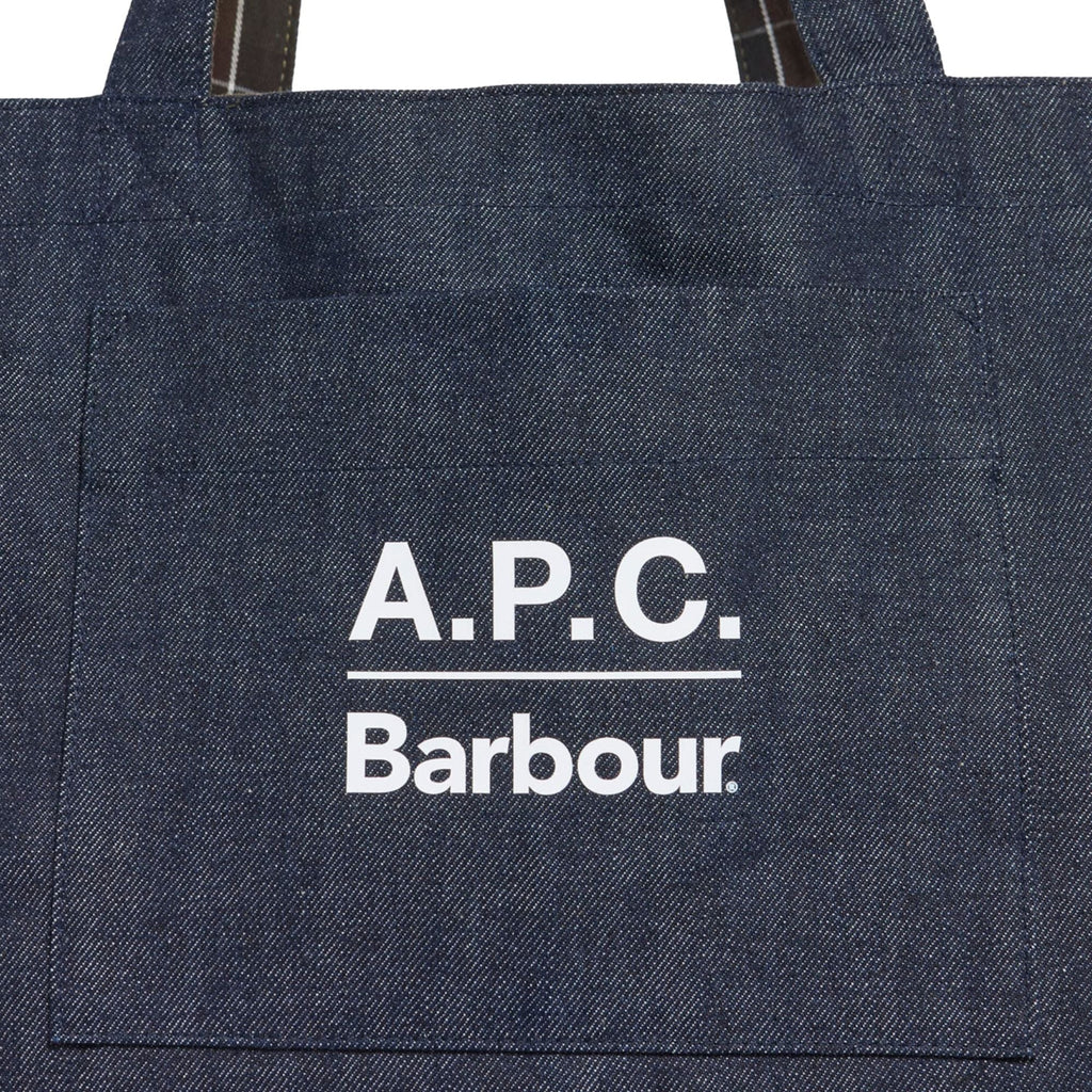 Barbour x A.P.C Denim Weekender Holdall Bag - Denim