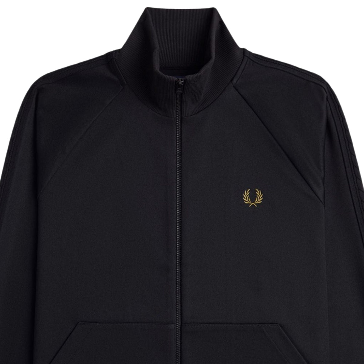 Fred Perry Cable Tape Track Jacket - Black