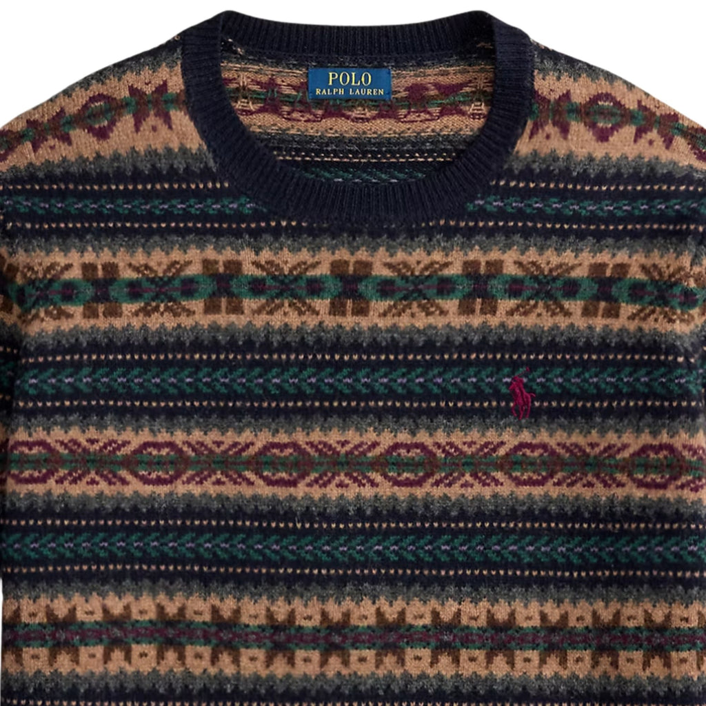 Polo Ralph Lauren Fair Isle Wool Jumper - Navy Combo