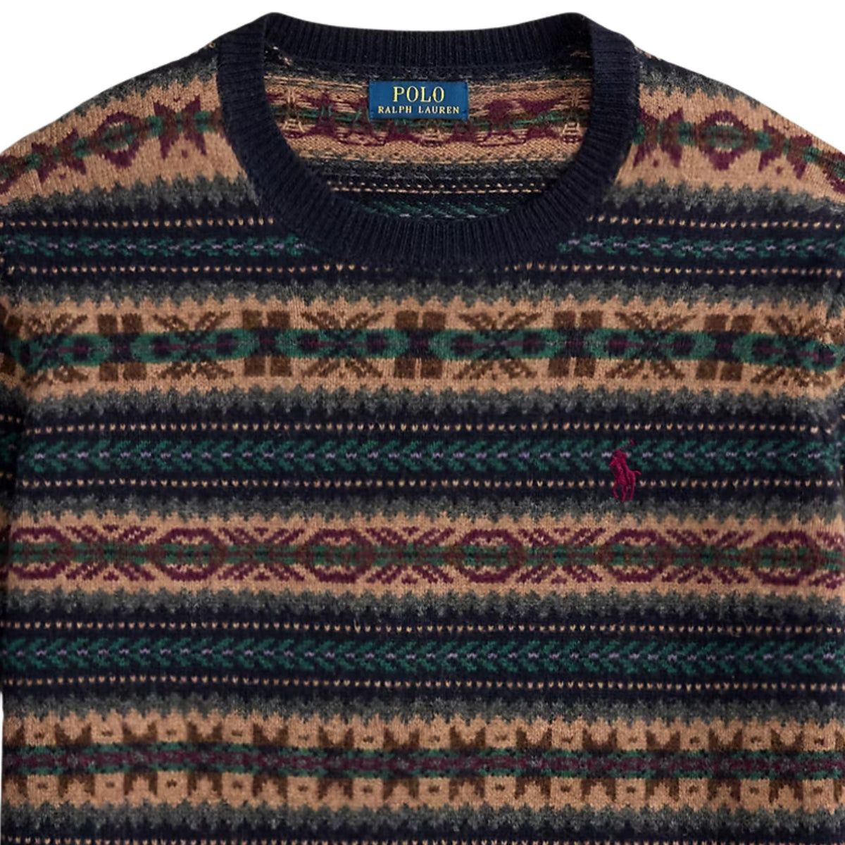 Polo Ralph Lauren Fair Isle Wool Jumper - Navy Combo