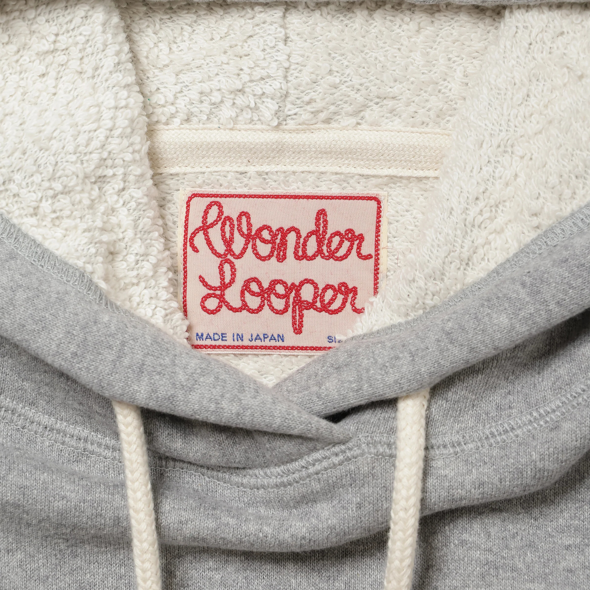 Wonder Looper Pullover Hoodie Super Looper French Terry - Heather Grey