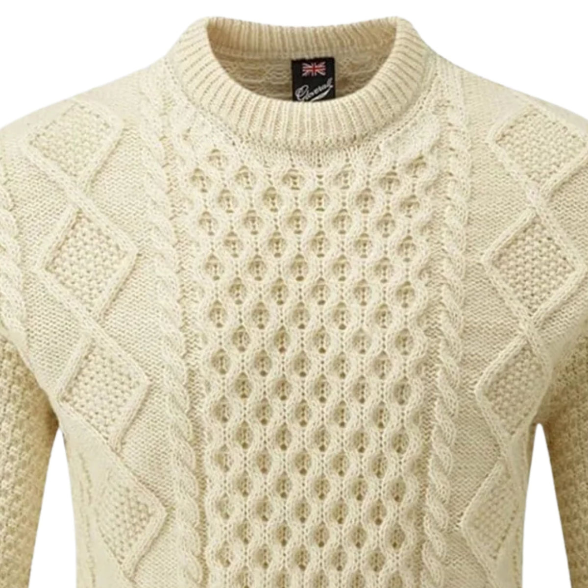 Gloverall Aran Jumper - Ecru