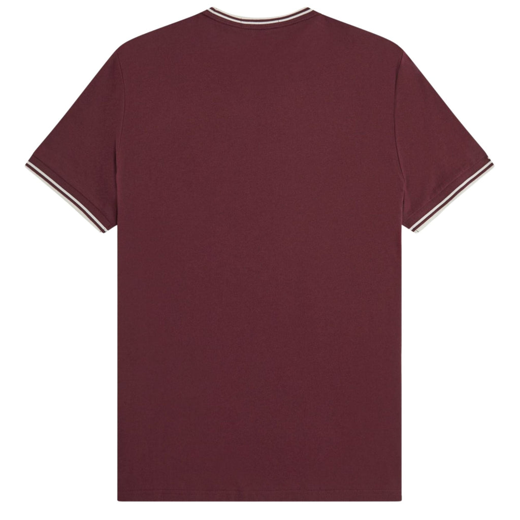 Fred Perry Twin Tipped T-Shirt - Oxblood