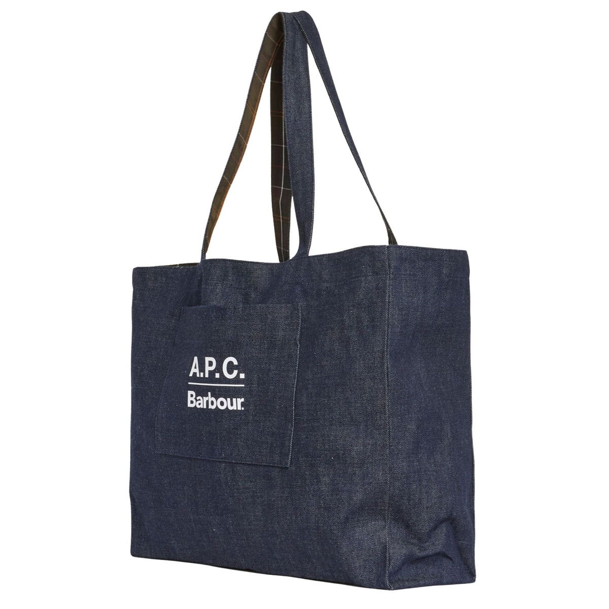 Barbour x A.P.C Denim Weekender Holdall Bag - Denim