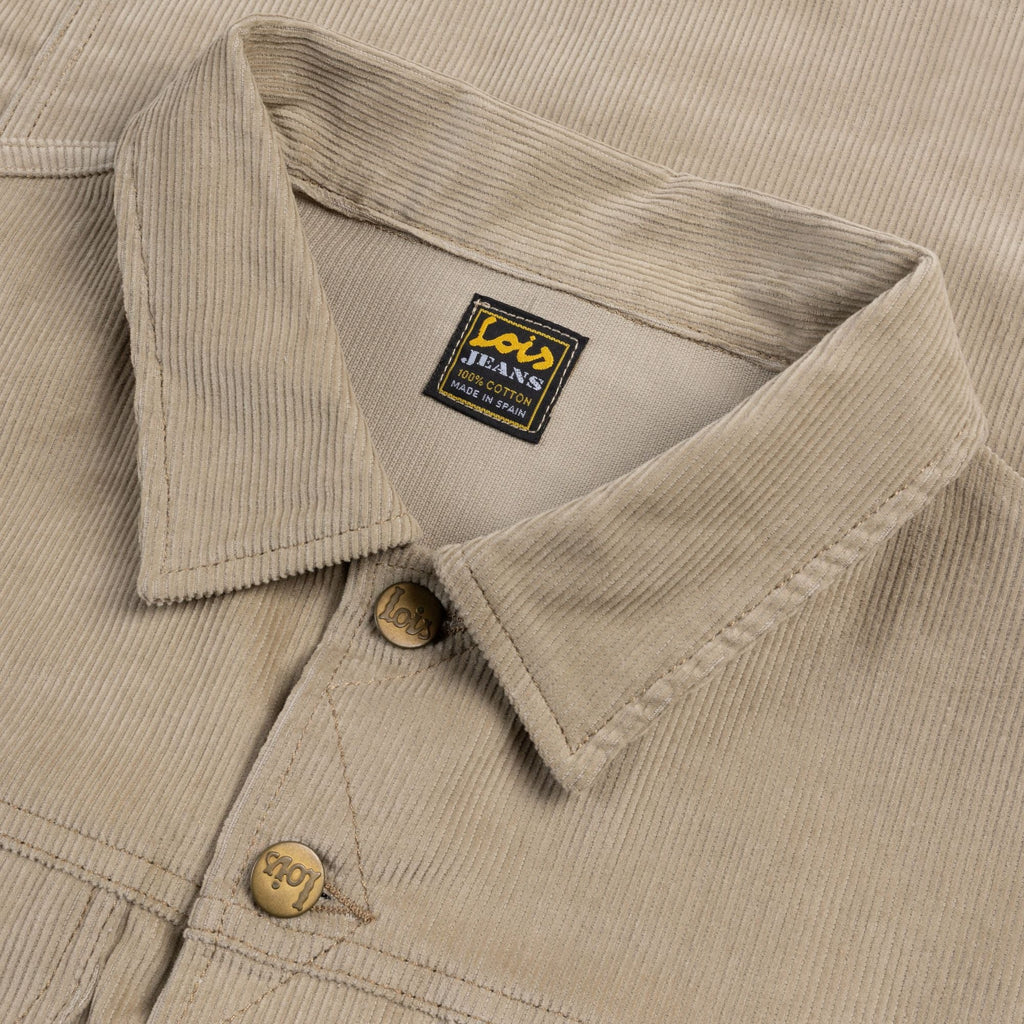 Lois Jeans The Torero Boy Vintage Corduroy Trucker - Cornstalk