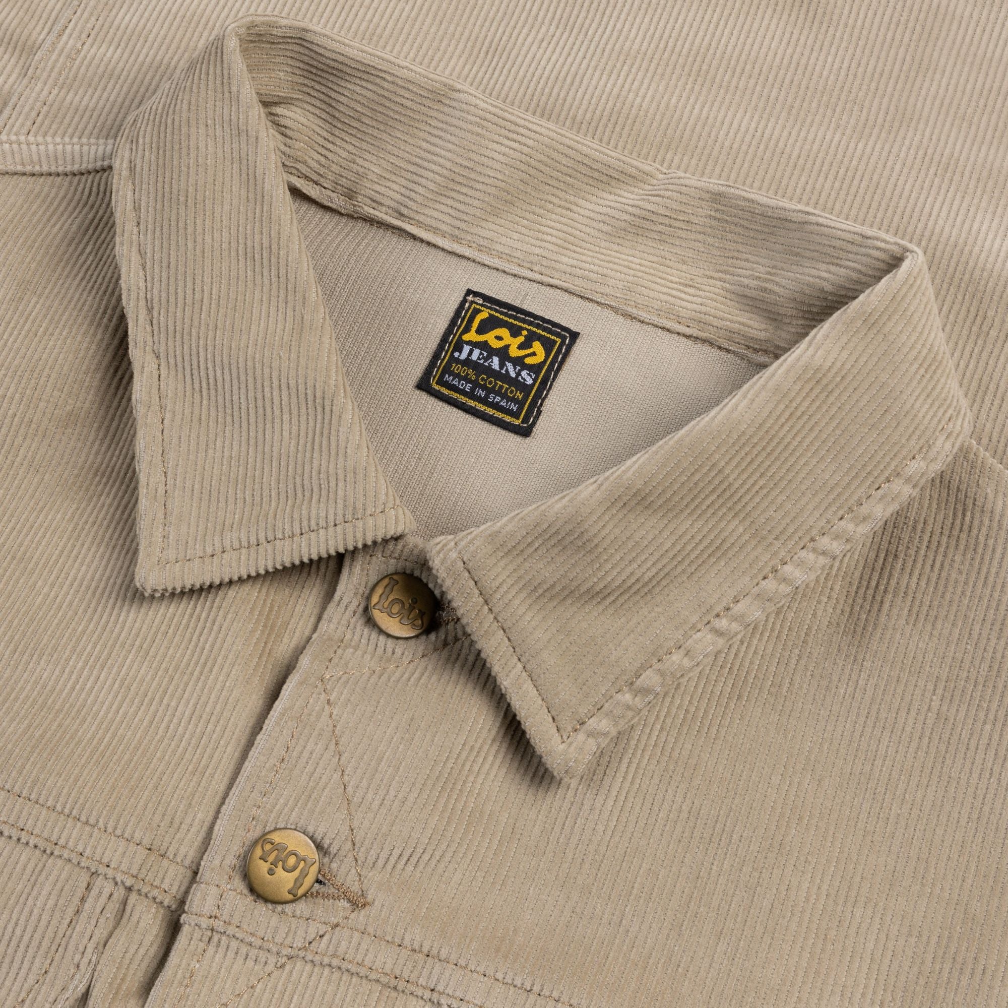 Lois Jeans The Torero Boy Vintage Corduroy Trucker - Cornstalk
