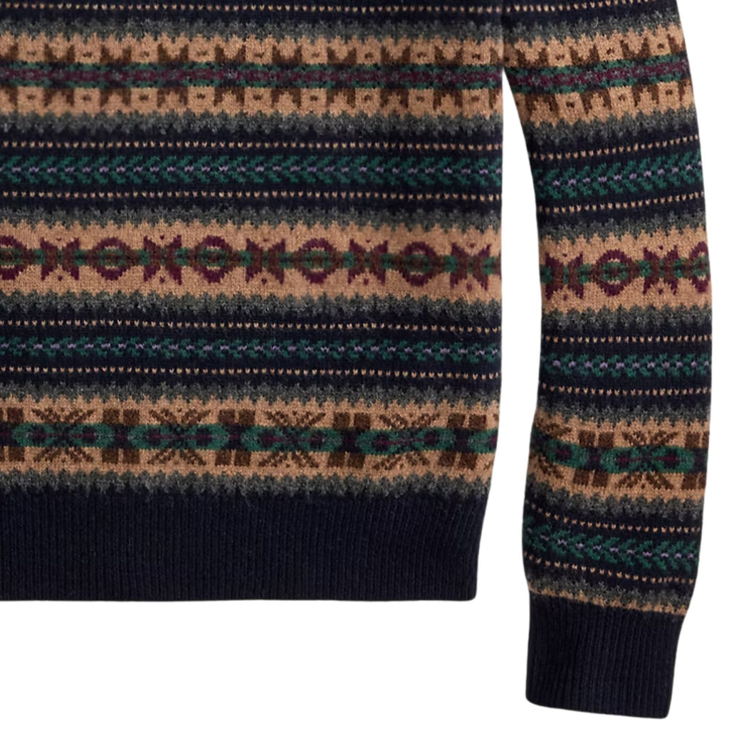 Polo Ralph Lauren Fair Isle Wool Jumper - Navy Combo