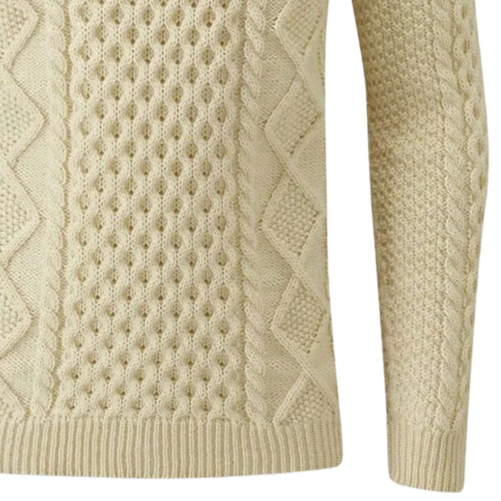 Gloverall Aran Jumper - Ecru