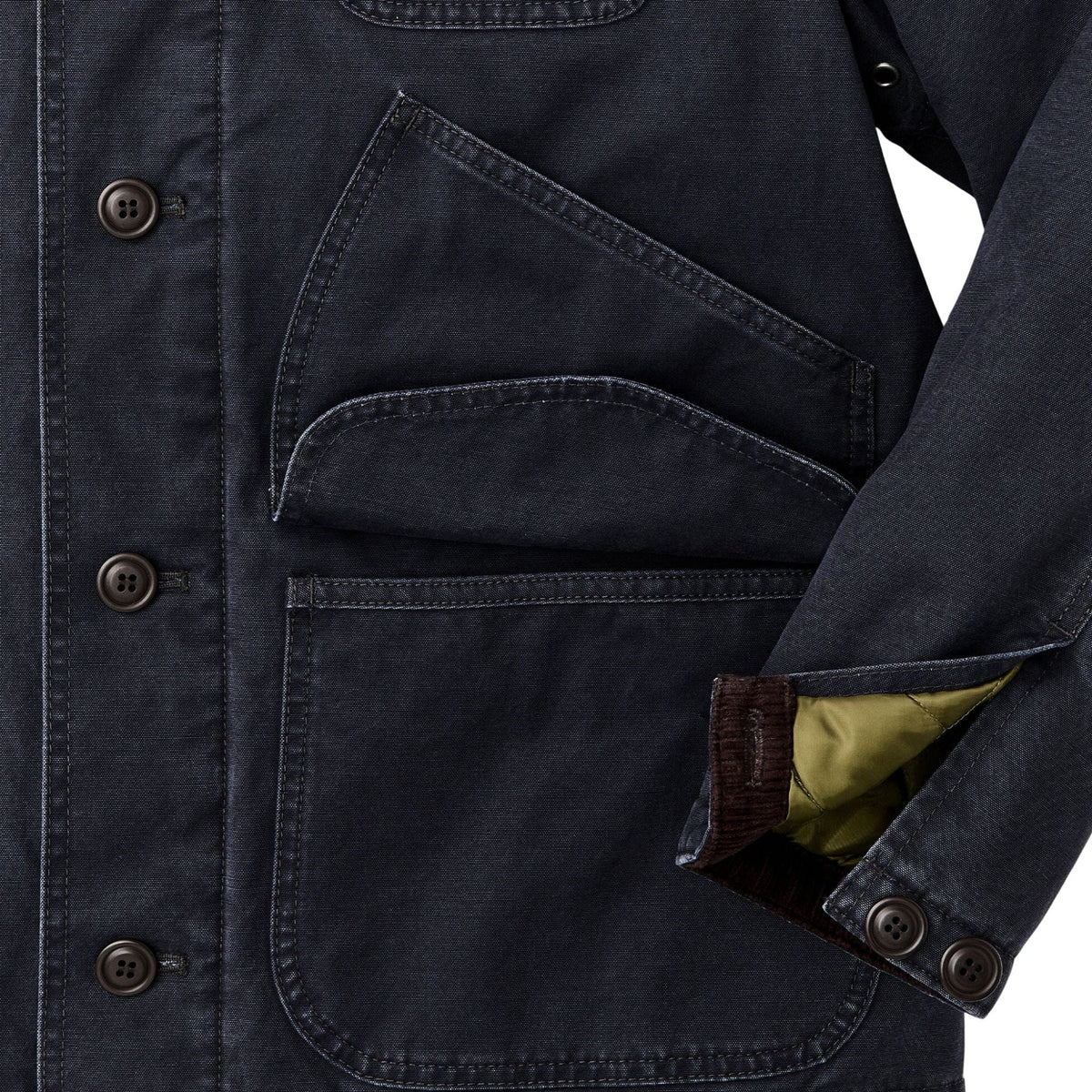 Filson Insulated Canvas Outfitter Jacket - Dark Navy