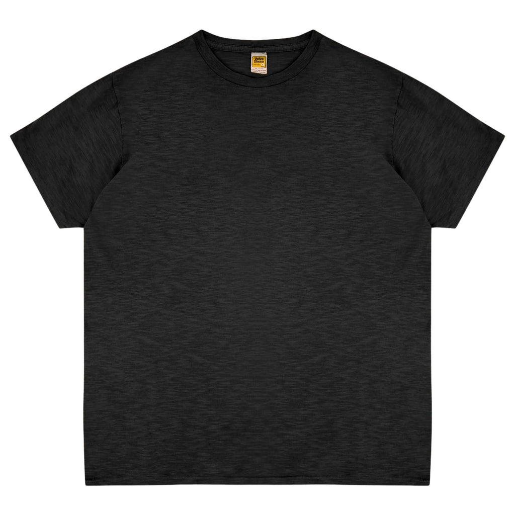 Velva Sheen Rolled Short Sleeve Crew Neck T-Shirt - Black
