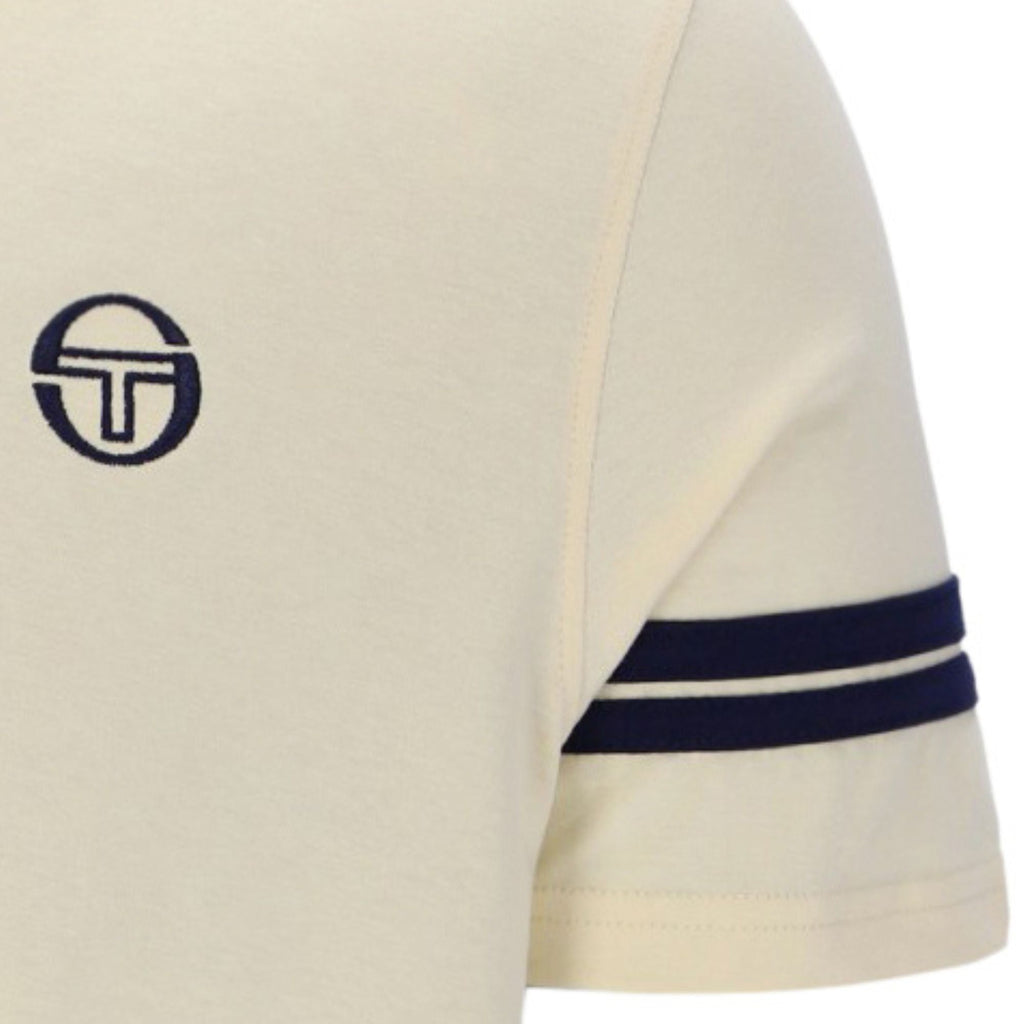 Sergio Tacchini Grello Crew Neck T-Shirt - Sandshell