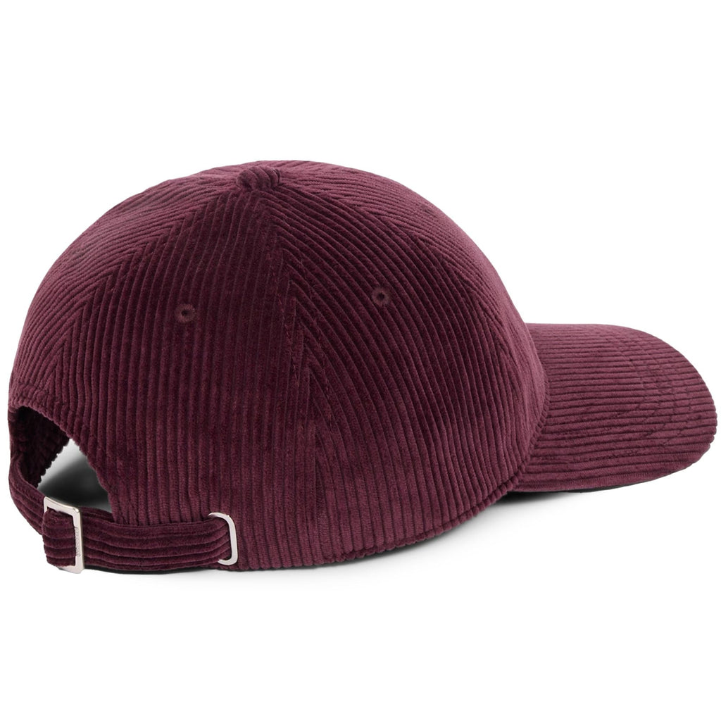 Lacoste Cotton Velour Cap - Dark Burgundy