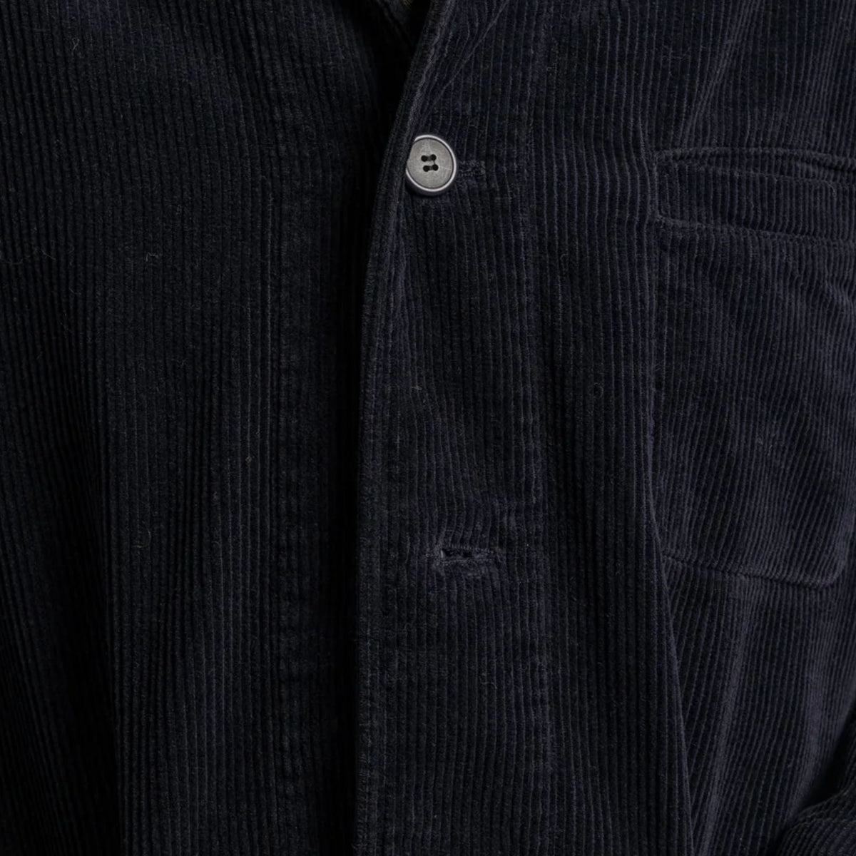 Kestin 8-Wale Organic Corduroy Huntly Jacket - Ink Navy