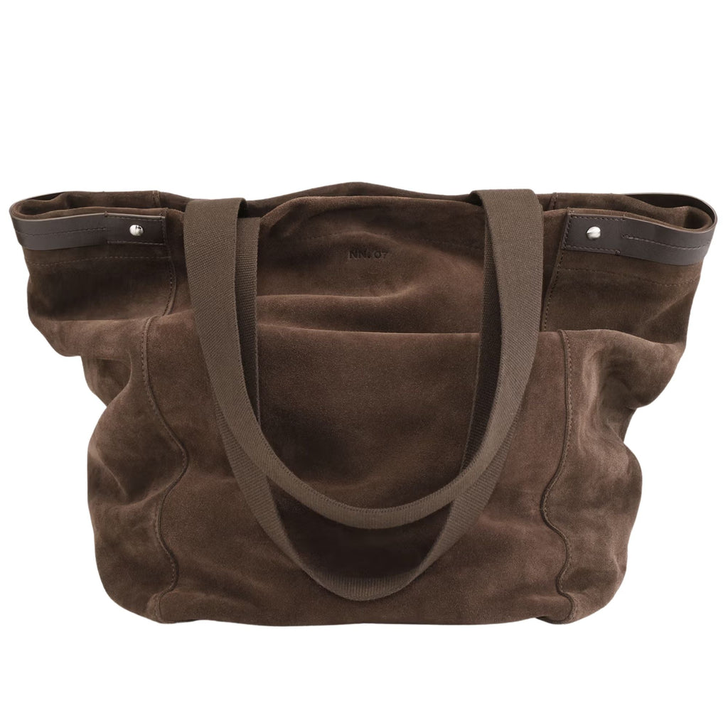 NN07 Grip Suede Tote Bag - Deep Truffle
